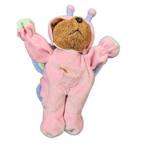 GAC Bloom Teddy Bear Plush Butterflies‎ Costume Toy 9” s stuffed animal